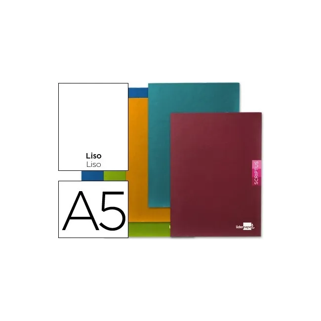 LIBRETA LIDERPAPEL SCRIPTUS A5 PLUS 48 HOJAS 90G/M2 LISO SINMARGEN
