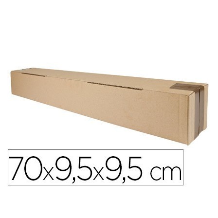 CAJA PARA EMBALAR Q-CONNECT TUBO MEDIDAS 700X95X95 MM ESPESOR CARTO...