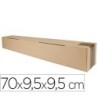CAJA PARA EMBALAR Q-CONNECT TUBO MEDIDAS 700X95X95 MM ESPESOR CARTO...