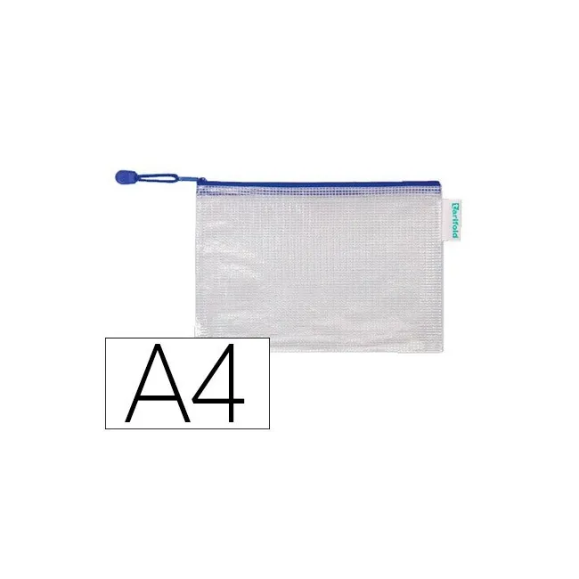 BOLSA MULTIUSOS TARIFOLD PVC DIN A4 APERTURA SUPERIOR CON CREMALLER...