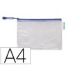 BOLSA MULTIUSOS TARIFOLD PVC DIN A4 APERTURA SUPERIOR CON CREMALLER...