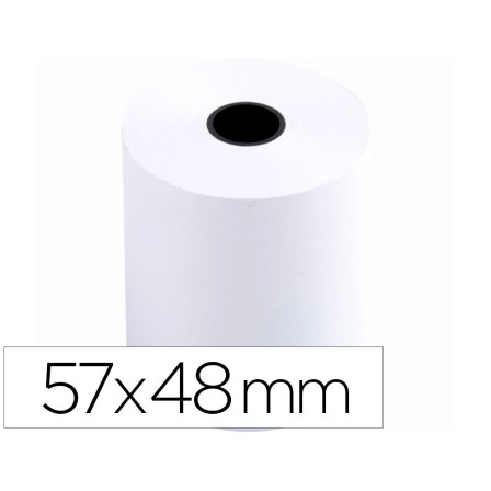 ROLLO SUMADORA TERMICO 57 MM ANCHO X 48 MM DIAMETRO