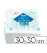 SERVILLETA ALGODON 30X30 CM -1 CAPA -PAQUETE DE 100 UNIDADES