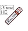 MINAS ROTRING GRAFITO 0,5 MM HB ESTUCHE DE 12 MINAS