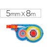 CORRECTOR Q-CONNECT CINTA BLANCO 5 MM X 8 MT