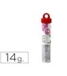 PURPURINA LIDERPAPEL FANTASIA COLOR PLATA BOTE DE 14 GR