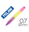 PORTAMINAS MILAN COMPACT SUNSET 0,7 MM CON GOMA DE BORRAR COLORES S...
