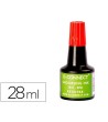 TINTA TAMPON Q-CONNECT ROJO -FRASCO DE 28 ML