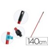 PALO DE ESCOBA O FREGONA METAL UNIVERSAL CON ADAPTADOR SP 140 CM