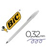 BOLIGRAFO BIC CRISTAL CELEBRATION PLATA TINTA NEGRA UNIDAD