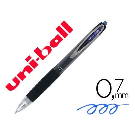 BOLIGRAFO UNI-BALL ROLLER UMN-207 RETRACTIL 0,7 MM COLOR AZUL
