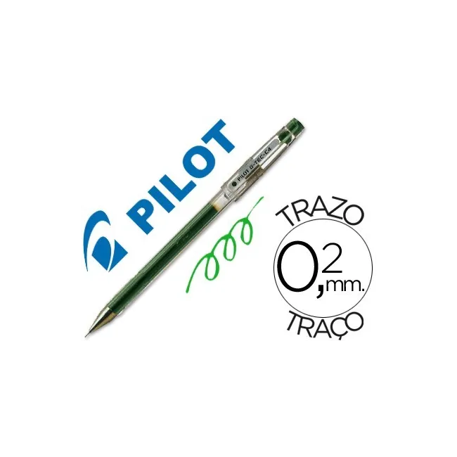 BOLIGRAFO PILOT PUNTA AGUJA G-TEC-C4 VERDE