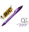 BOLIGRAFO BIC GELOCITY QUICK DRY RETRACTIL TINTA GEL PURPURA PUNTA ...