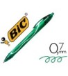 BOLIGRAFO BIC GELOCITY QUICK DRY RETRACTIL TINTA GEL VERDE PUNTA DE...