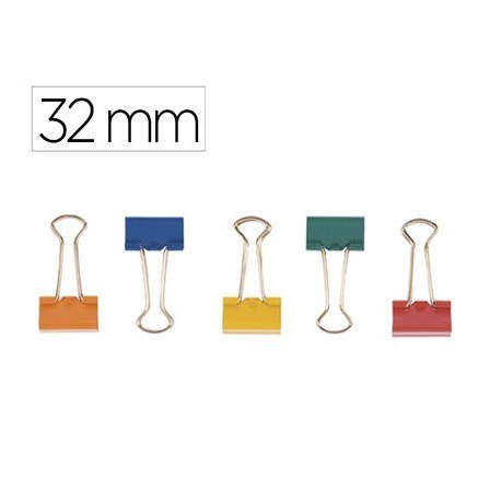 PINZA METALICA Q-CONNECT REVERSIBLE N.3 32 MM CAJA DE 10 UNIDADES C...