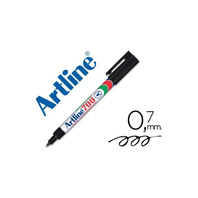 ROTULADOR ARTLINE MARCADOR PERMANENTE EK-700 NEGRO -PUNTA REDONDA 0...