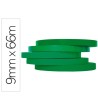 CINTA ADHESIVA Q-CONNECT 66M X 9MM VERDE PARA CERRAR BOLSAS