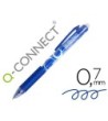 BOLIGRAFO Q-CONNECT RETRACTIL BORRABLE 0,7 MM COLOR AZUL