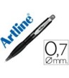 PORTAMINAS ARTLINE RETRACTIL SUJECION DE CAUCHO TRANSLUCIDO 0.7 MM ...