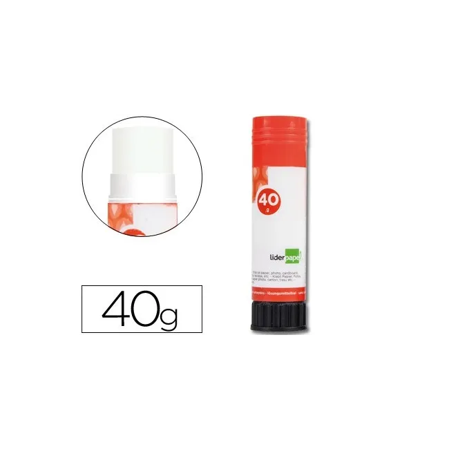 PEGAMENTO LIDERPAPEL EN BARRA 40 GR -UNIDAD