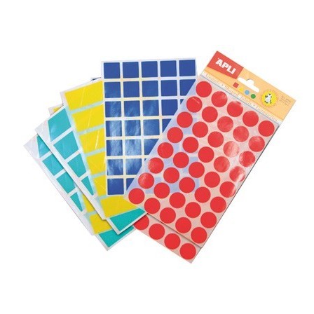 GOMETS FIGURAS GEOMETRICAS APLI 994BOLSA CON 12 HOJAS