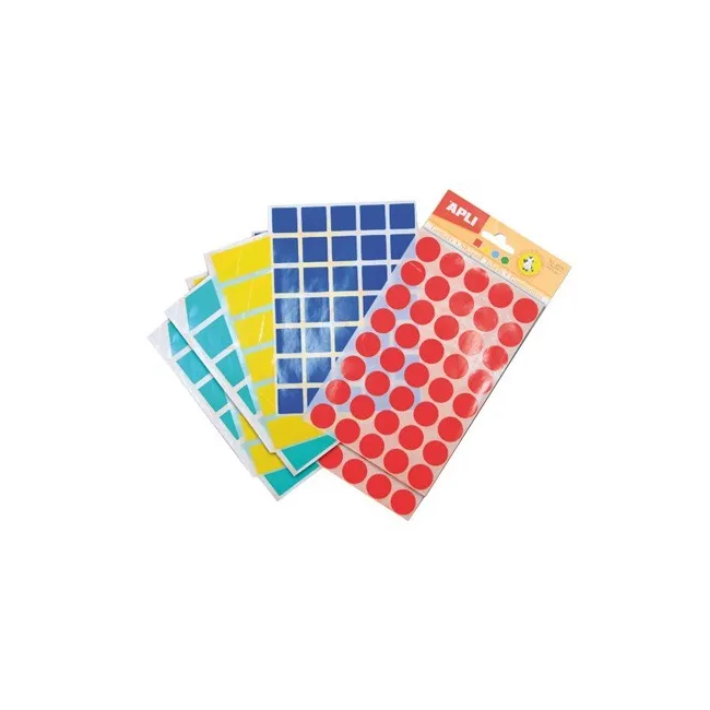 GOMETS FIGURAS GEOMETRICAS APLI 994BOLSA CON 12 HOJAS