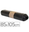 BOLSA BASURA INDUSTRIAL BIZNAGA NEGRA 85X105CM GALGA 120 ROLLO DE 1...