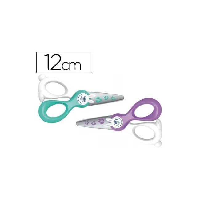 TIJERA ESCOLAR MAPED KIDI-CUT 12 CM ESPECIAL PARA INFANTIL CORTA SO...