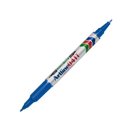 ROTULADOR ARTLINE MARCADOR PERMANENTE EK-041T AZUL -DOBLE PUNTA 0.4...