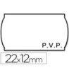 ETIQUETAS METO ONDULADAS 22 X 12 MM PVP BL. ADH 2 -ROLLO 1500 ETIQU...