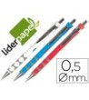 PORTAMINAS LIDERPAPEL DIAMOND 0.5 MM CON GOMA Y SUJECION SOFT COLOR...
