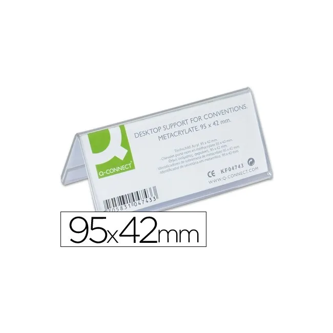 IDENTIFICADORES SOBREMESA Q-CONNECT METACRILATO TAMAÑO 95X42 MM REF...