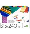 BLOC TRABAJOS MANUALES LIDERPAPEL PAPEL METALIZADO 240X315 MM 10 HO...