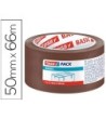 CINTA ADHESIVA TESA MARRON BASIC 66 MT X 50 MM PARA EMBALAJE
