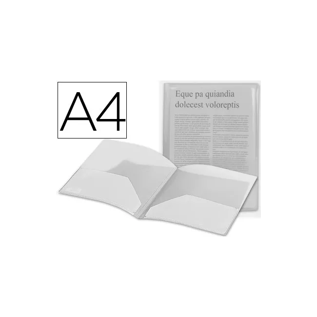 CARPETA LIDERPAPEL DOSSIER DOS BOLSAS 35584 POLIPROPILENODIN A4 INC...