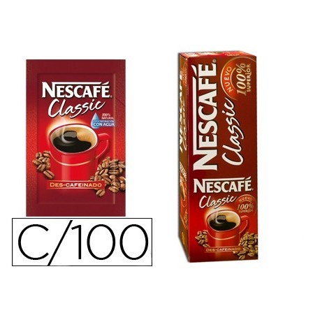 CAFE NESCAFE DESCAFEINADO MONODOSIS CAJA DE 10 SOBRES