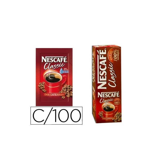 CAFE NESCAFE DESCAFEINADO MONODOSIS CAJA DE 10 SOBRES