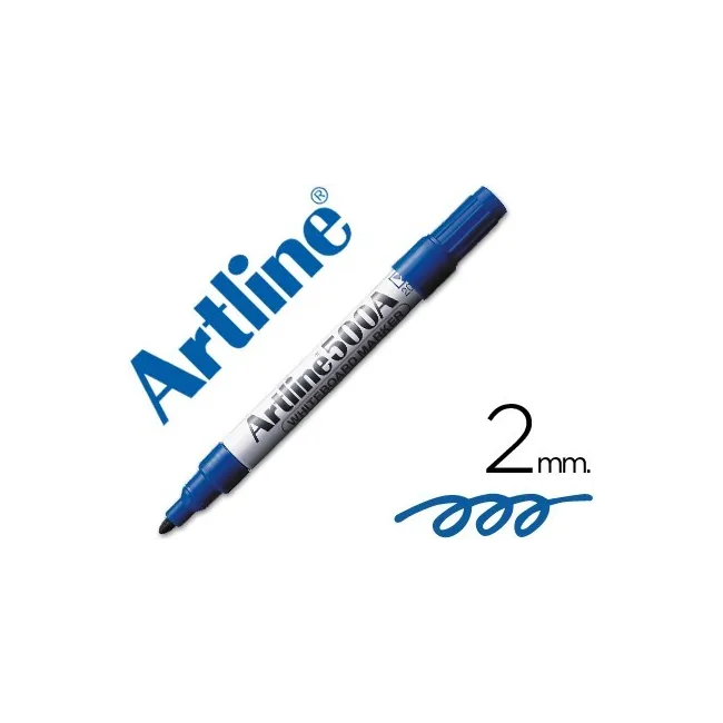 ROTULADOR ARTLINE PIZARRA EK-500 AZUL PUNTA REDONDA 2 MM RECARGABLE