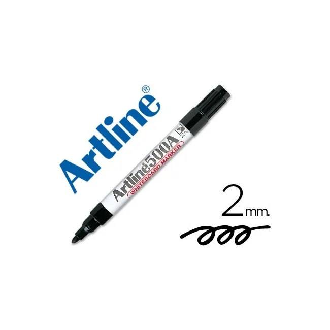 ROTULADOR ARTLINE PIZARRA EK-500 NEGRO PUNTA REDONDA 2 MM RECARGABLE