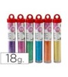 PURPURINA LIDERPAPEL FANTASIA COLORES METALICOS PASTELES BOTE DE 18 GR
