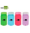 GOMA LIDERPAPEL RECTANGULAR CON PROTECTOR PLASTICO SACAPUNTAS 2 USO...