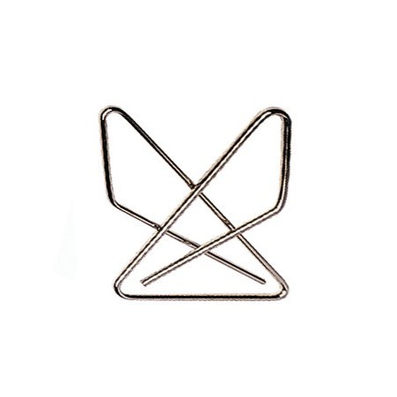 CLIPS MARIPOSA NIQUELADOS CSP -CAJA DE 12 UNIDADES