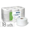 PAPEL HIGIENICO INDUSTRIAL GOFRADO BUGA RECICLADO 2 CAPAS 130 M