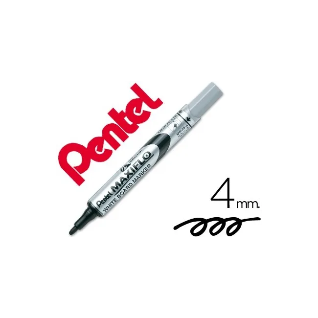 ROTULADOR MAXIFLO PENTEL PARA PIZARRA BLANCA COLOR NEGRO