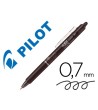 BOLIGRAFO PILOT FRIXION CLICKER BORRABLE 0,7 MM COLOR NEGRO
