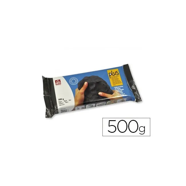 ARCILLA SIO-2 PLUS QUE ENDURECE AL AIRE NEGRO 500 GR