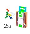 SEÑALIZADOR DE PLANOS Q-CONNECT -CAJA DE 25 UNIDADESCOLORES SURTIDOS