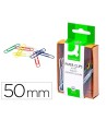 CLIPS COLORES Q-CONNECT -50 MM -CAJA DE 30 UNIDADES COLORES SURTIDOS