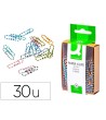 CLIPS COLORES RAYADOS Q-CONNECT 50 MM -CAJA DE 30 UNIDADES COLORES ...