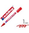 ROTULADOR EDDING MARCADOR PERMANENTE 400 ROJO PUNTA REDONDA 1 MM